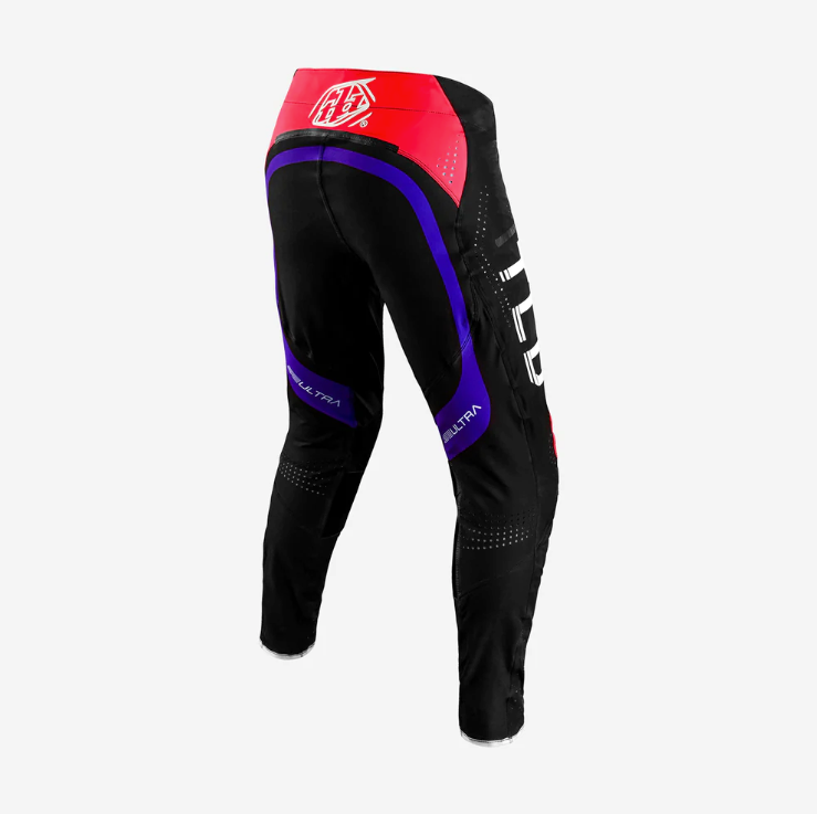 Pantalón Troy Lee Designs Se Ultra Moto Reverb Black / Glo Red